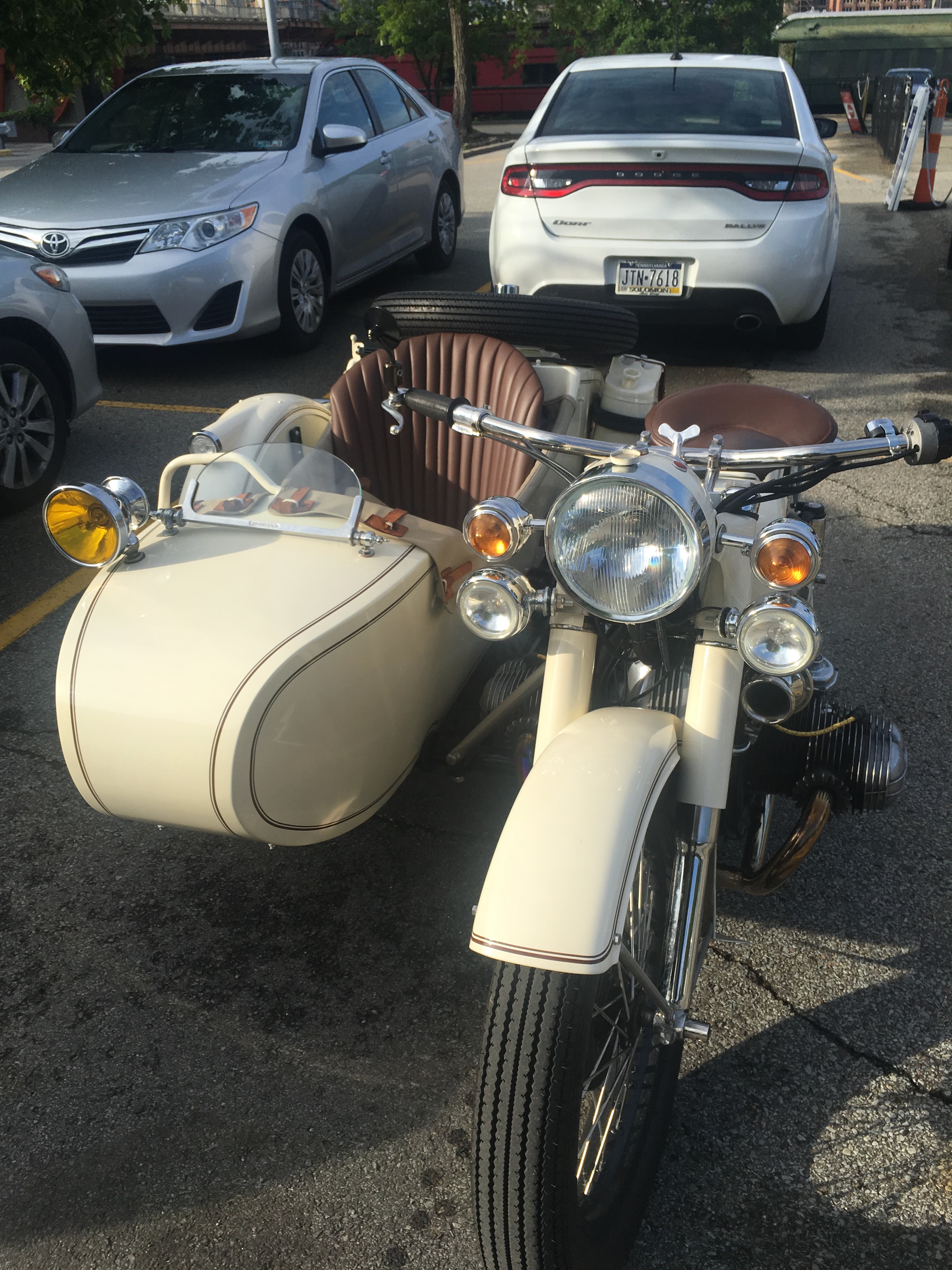 Vintage BMW sidecar